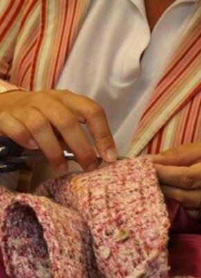 Nähen in einer kleinen Gruppe am Montagnachmittag