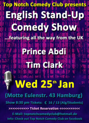 Bild von Top Notch Comedy Club presents: English Stand Up Comedy Show