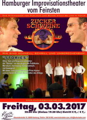 Bild von Zuckerschweine improvisieren Geschichten