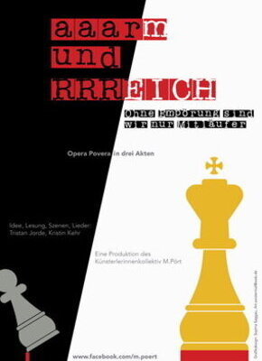 Bild von "aaarm und Rrreich - Ohne Empörung sind wir nur Mitläufer" Eine musikalische Leseperformance