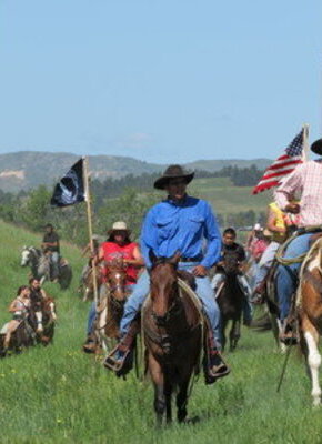 Bild von Leben und Kultur der Lakota-Indianer