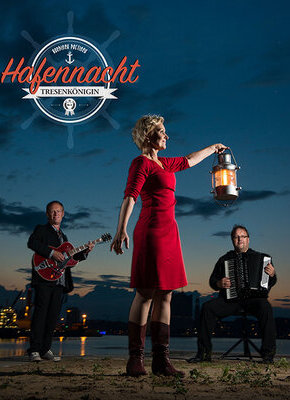 Bild von Hafennacht - in einer Winternacht im Hafen