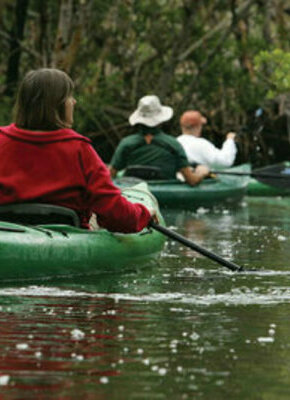 Kajakpaddeln am Nachmittag