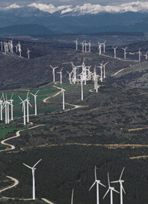 Bild von Umwelt und Nachhaltigkeit: Windenergie in Navarra
