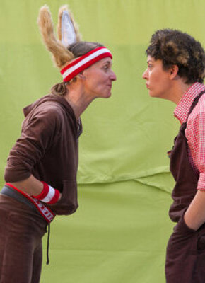 Bild von Hase und Igel