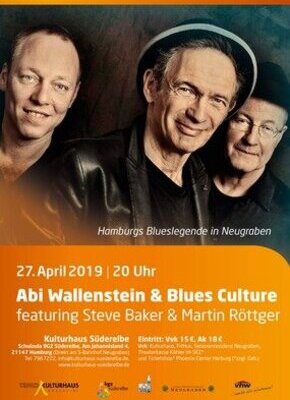 Bild von Abi Wallenstein & Blues Culture featuring Steve Baker & Martin Röttger