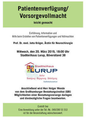 Bild von Informationsveranstaltung