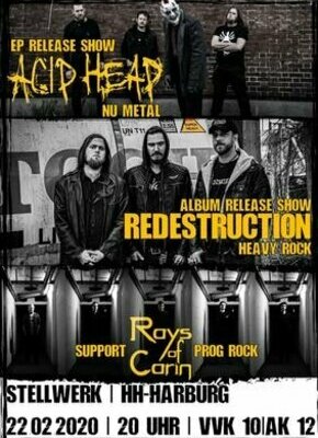 Bild von Acid Head & Redestruction Double Release Gig, Support: Rays of Carin