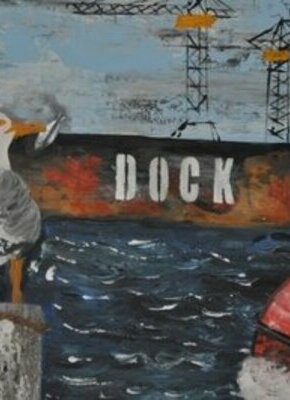 Bild von Brigitte Bleck - ?Fisch- und Möwengetummel? | Vernissage