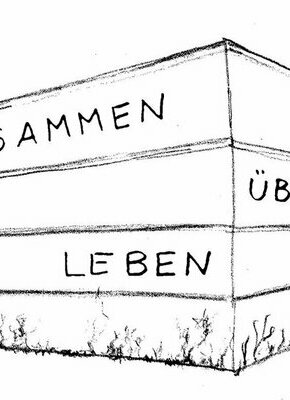 Bild von zusammen über leben