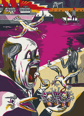 Bild von Ausstellung: Jakob Hinrichs – Draußen vor der Tür (Hamburg liest Borchert)