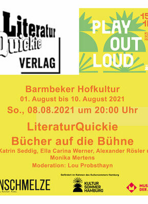 Bild von LiteraturQuickie – Bücher auf die Bühne