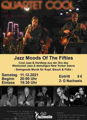 Bild von Jazzmeile presents: "QUARTET  COOL- Jazz Moods Of The Fifties feat. Melf-Uwe Hollmer"
