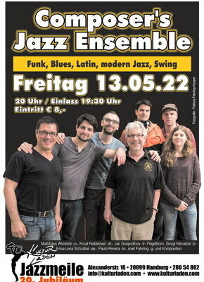 Bild von Jazzmeile presents: "Composer's Jazz Ensemble"