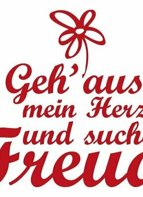 Bild von Geh aus mein Herz, und suche Freud