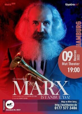 Bild von Karl Marx in Istanbul