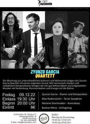 Bild von Jazzmeile presents: Zyunzo Garcia Quartett