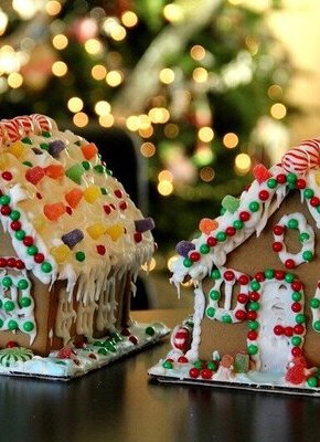 Bild von Lebkuchenhaus bauen