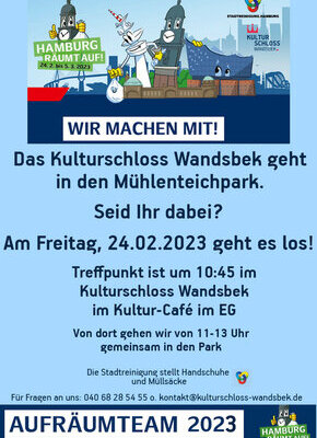 Bild von „Das Kulturschloss Wandsbek räumt auf!”