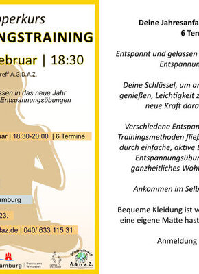 Schnupperkurs Entspannungstraining