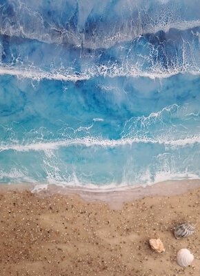Bild von Vernissage "Buntes und Meer" von Liane thiede