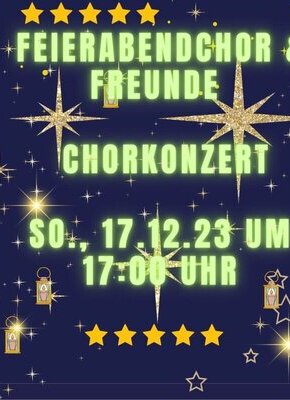 Bild von Feierabendchor & Freunde – das Jahresabschlusskonzert 2023