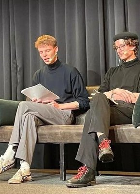 Bild von Lesung mit Robert Hahne und Hannes Franzke
