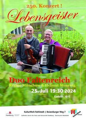 Bild von „Lebensgeister“ – Jubiläumskonzert Duo Faltenreich