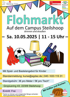 Bild von Flohmarkt auf dem Campus Steilshoop