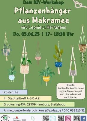 Bild von Workshop: Pflanzenhänger aus Makramee