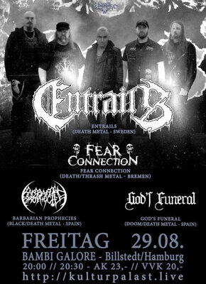 Bild von Revolt! Entrails, Fear Connection, Barbarian Prophecies, God's Funeral