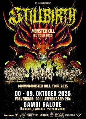 Bild von Revolt! Stillbirth, Dehumanizing Itatrain Worship, Phrymerial, Kanine