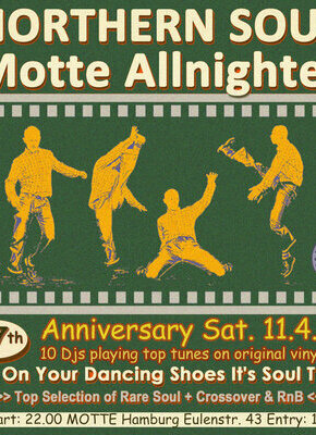 Bild von Northern Soul MOTTE ALLNIGHTER 17th Anniversary