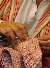 Nähen in einer kleinen Gruppe am Montagnachmittag