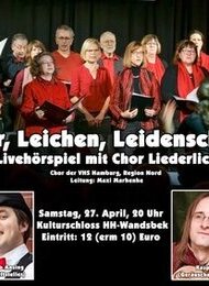 Lieder, Leichen, Leidenschaften – Livehörspiel mit dem Chor Liederlich