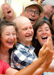 Lachyoga zum Schnuppern