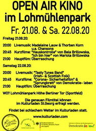 Open Air Kino im Lohmülenpark