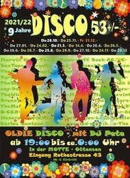 Disco 53 +/- ist abgesagt!