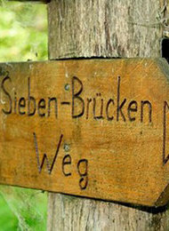 Über 7 Brücken …      Literarisch-historischer Streifzug durch den Eichtalpark