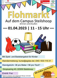 Flohmarkt auf dem Campus Steilshoop