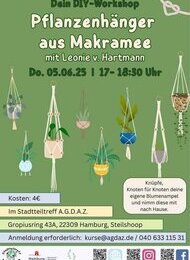 Workshop: Pflanzenhänger aus Makramee