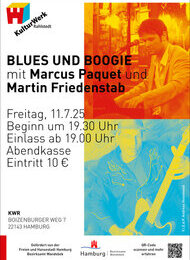 Boogiewoogie und Blues mit Marcus Paquet und Martin Friedenstab