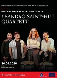 Tour de jazz: Leandro Saint-Hill Quartett